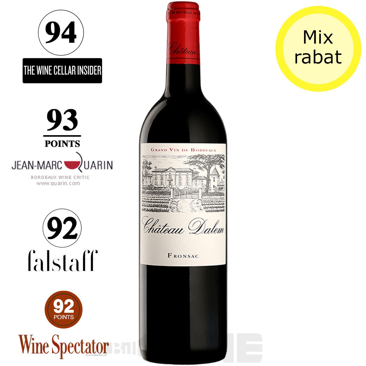 Château Dalem Fronsac 2018 Rødvin BilligVine.dk