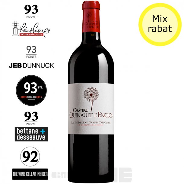 Chteau Quinault L'Enclos Saint-milion Grand Cru Class 2018